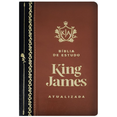 Segunda imagem do produto Bíblia de Estudo King James | KJA Letra Grande | Marrom