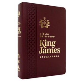 Bíblia de Estudo King James | KJA Letra Grande | Vinho