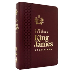 Bíblia de Estudo King James | KJA Letra Grande | Vinho