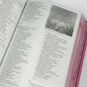 Bíblia de Estudo LIVE | NVI | Letra Média | Capa Luxo Live Bloom