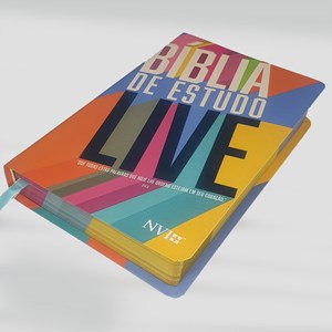 Bíblia de Estudo LIVE | NVI | Letra Média | Capa Luxo Live Tone