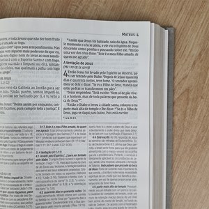 Bíblia De Estudo MacArthur | NVI | Letra Normal | Capa Dura Tecido Cinza