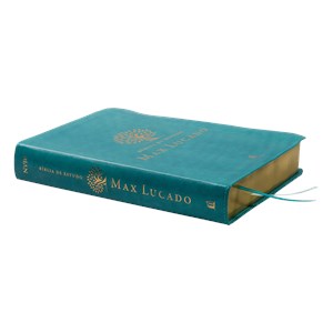 Bíblia de Estudo Max Lucado | NVI | Leitura Perfeita | Capa Luxo Verde