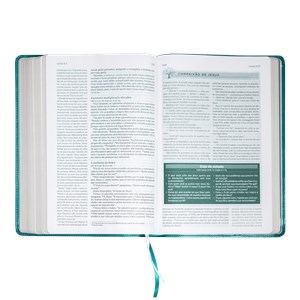 Bíblia de Estudo Max Lucado | NVI | Leitura Perfeita | Capa Luxo Verde