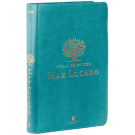 Bíblia de Estudo Max Lucado | NVI | Leitura Perfeita | Capa Luxo Verde