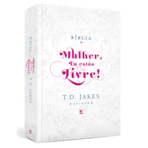 Segunda imagem do produto Bíblia de Estudo Mulher, Tu estás Livre! | AEC | Capa Dura Luxo