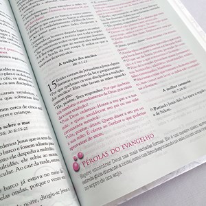 Bíblia de Estudo Mulher, Tu estás Livre! | AEC | Capa Dura Luxo