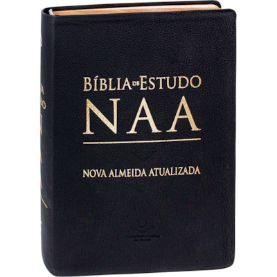 Segunda imagem do produto Bíblia de Estudo | NAA | Letra Normal | Capa Couro Legítimo