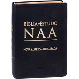 Bíblia de Estudo | NAA | Letra Normal | Capa Couro Legítimo