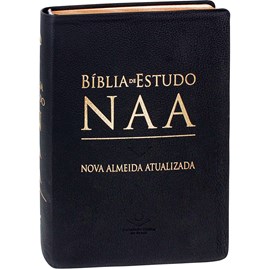 Bíblia de Estudo | NAA | Letra Normal | Capa Couro Legítimo