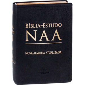 Bíblia de Estudo | NAA | Letra Normal | Capa Couro Legítimo