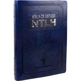 Bíblia de Estudo NTLH | Letra Normal | Capa Azul Nobre