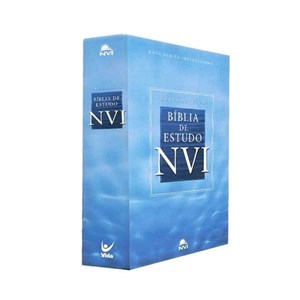 Bíblia De Estudo | NVI | Capa Dura Azul Celeste