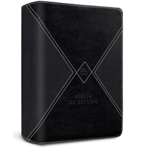 Bíblia de Estudo | NVI | Luxo - Preto/Cinza