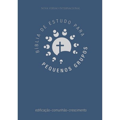 Segunda imagem do produto Bíblia de Estudo para Pequenos Grupos | NVI | Letra Normal | Azul