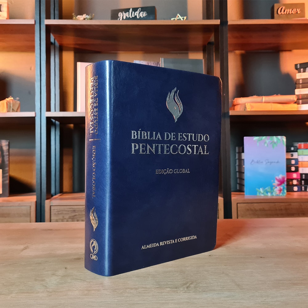 Bíblia De Estudo Pentecostal | Edição Global | ARC | Letra Grande ...