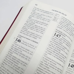 Segunda imagem do produto Bíblia de Estudo Pentecostal Grande | Letra Grande | ARC | Luxo Vinho