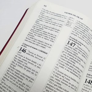 Bíblia de Estudo Pentecostal Grande | Letra Grande | ARC | Luxo Vinho