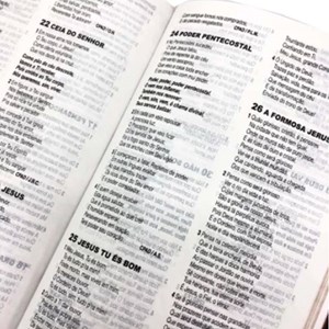 Bíblia de Estudo Pentecostal Média com Harpa Cristã | ARC | Vinho
