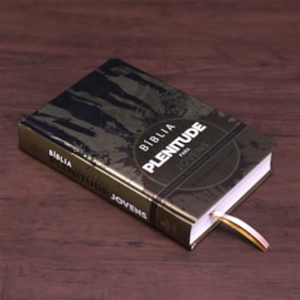 Segunda imagem do produto Bíblia de Estudo Plenitude Para Jovens | Letra Normal | NTLH | Capa Dura Marrom Fosco