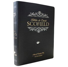 Bíblia de Estudo Scofield  | ACF |Concordância | Capa Preta Luxo