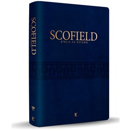 Bíblia de Estudo Scofield | ACF | Letra Média C/ Concordância | Capa Azul Luxo