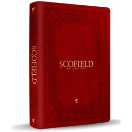 Bíblia de Estudo Scofield  | ACF | Letra Média C/ Concordância | Capa Vinho Luxo