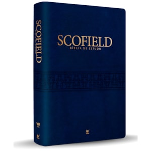 Bíblia de Estudo Scofield | AEC | Capa Azul Luxo