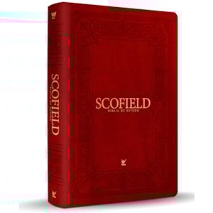 Bíblia de Estudo Scofield | AEC | Capa Vinho Luxo
