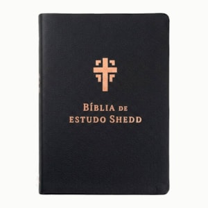 Bíblia de Estudo Shedd | A21 | Couro Legítimo Preto