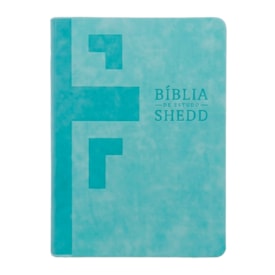 Bíblia de Estudo Shedd | A21 | Couro Sintético Esmeralda