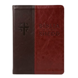 Bíblia de Estudo Shedd | A21 | Couro Sintético Marrom e Café