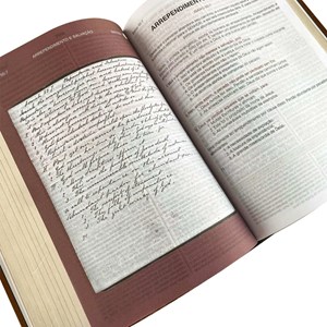 Bíblia de Estudo Spurgeon | King James 1611 | Letra Grande | Luxo | Marrom e Preta