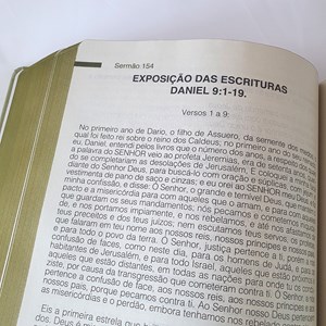Bíblia de Estudo Spurgeon | King James 1611 | Letra Grande | Luxo | Verde