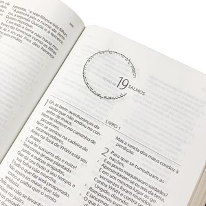 Bíblia de Estudo Textual | Letra Gigante | Capa Marrom Luxo