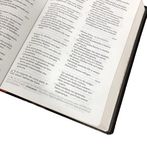 Bíblia de Estudo Textual | Letra Gigante | Capa Preta Luxo