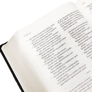 Bíblia de Estudo Textual | Letra Gigante | Capa Preta Luxo
