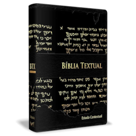Bíblia de Estudo Textual | Letra Gigante | Capa Preta Luxo