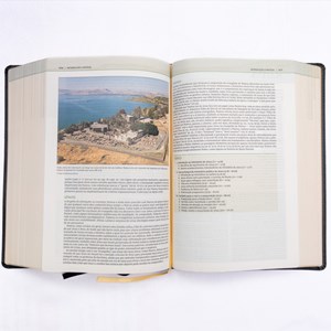 Bíblia De Estudo Thomas Nelson | NVI | Letra Normal | Capa Luxo Azul
