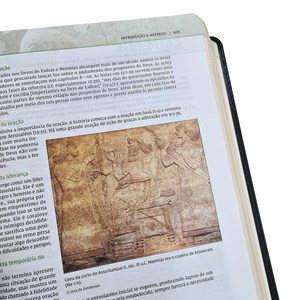 Bíblia De Estudo Thomas Nelson | NVI | Letra Normal |Capa Luxo Preto