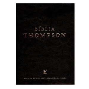 Bíblia de Estudo Thompson AEC | Capa Pu - Preto
