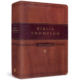 Bíblia de Estudo Thompson | AEC Letra Grande | Marrom Claro e Escuro