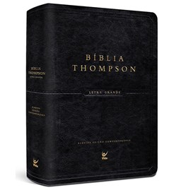 Bíblia de Estudo Thompson | AEC Letra Grande | Preta Luxo