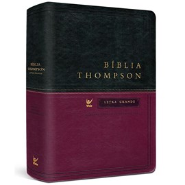 Bíblia de Estudo Thompson | AEC Letra Grande | Verde e Vinho | c/ índice