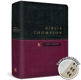 Bíblia de Estudo Thompson | AEC Letra Grande | Verde e Vinho | c/ índice