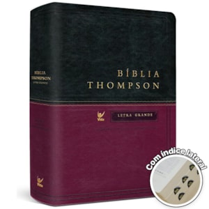Bíblia de Estudo Thompson | AEC Letra Grande | Verde e Vinho | c/ índice