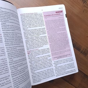 Bíblia de Estudos da Mulher | NVT | Letra Normal | Capa Luxo Preta