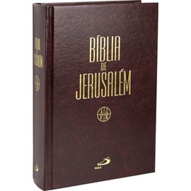 Bíblia de Jerusalém | Vinho | Capa Dura