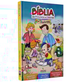 Bíblia de Princípios e Valores com Palabritas | Capa Dura