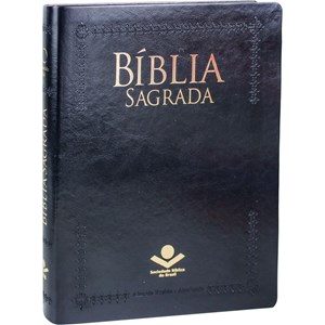 Bíblia de Pulpito | Letra Extragigante | ARA | Capa Luxo Preta